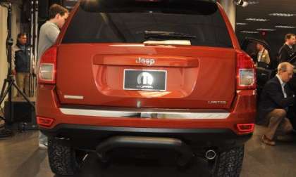 The back end of the new Jeep Compass True North edition