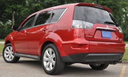 The back end of the 2012 Mitsubishi Outlander GT S-AWC 