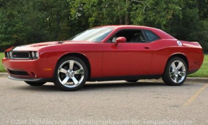 The side of the 2011 Dodge Challenger V6 Rallye