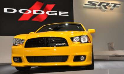 The 2012 Dodge Charger SRT8 Super Bee at the Detroit Auto Show