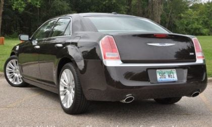 The 2012 Chrysler 300 Limited Luxury Series from the rear