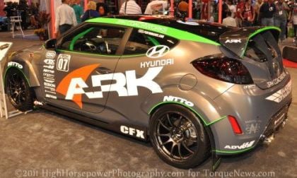 The ARK Performance Veloster at the SEMA Show