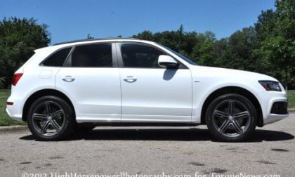 The 2012 Audi Q5 3.2 Prestige side profile
