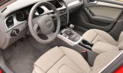 The interior of the 2012 Audi A4 Premium Plus