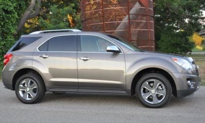 The side profile of the 2012 Chevrolet Equinox AWD LTZ