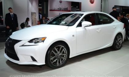 The side profile of the 2014 Lexus IS350 F Sport