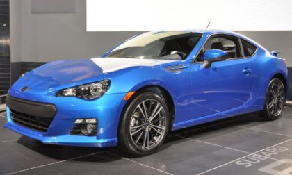 A look at the production Subaru BRZ from the front corner
