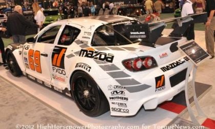 A MazdaSpeed RX8 race car at SEMA