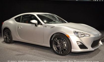 A look at the Scion FR-S ront end at the Detroit Auto Show