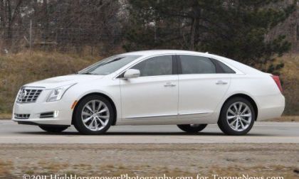 The driver's side of the Cadillac XTS4 