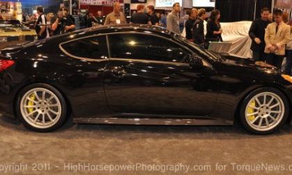 The side profile of the RM500 Genesis Coupe