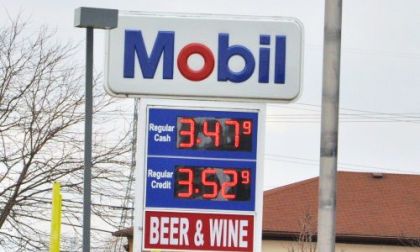 A Mobil Gas Sign