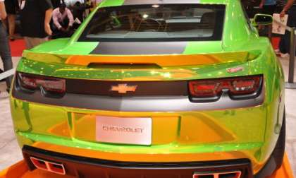 The back end of the 2011 Camaro Hot Wheels Concept at SEMA