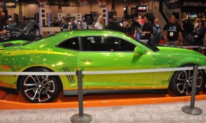 A profile of the Chevrolet Camaro Hot Wheels Concept