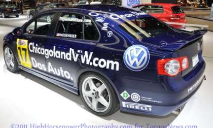 The VW Jetta TDI Cup race car