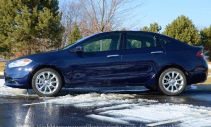 The side profile of the 2013 Dodge Dart Limited