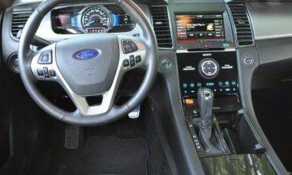 The dash of the 2013 Ford Taurus SHO