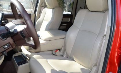 The interior of the 2013 Ram 1500 Laramie Crew Cab 4x4