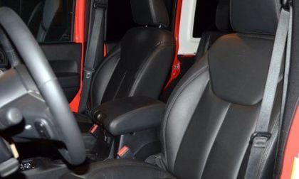 The front seats of the 2013 Jeep Wrangler Unlimited Moab Edition