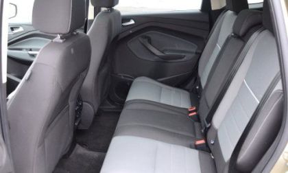The rear seats of the 2013 Ford Escape SE