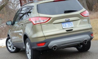 The rear of the 2013 Ford Escape SE