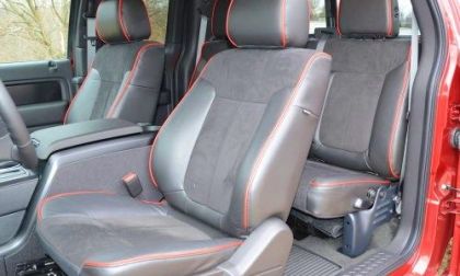 The seats of the 2013 Ford F150 FX4