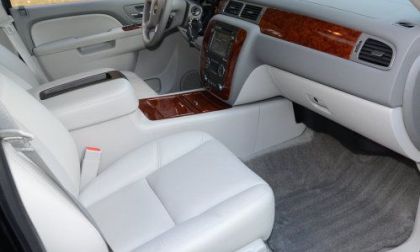 The front interior of the 2013 Chevrolet Suburban LTZ