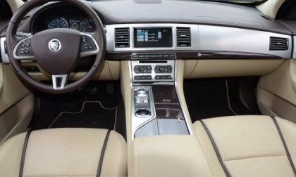 The dash of the 2012 Jaguar XF Supercharged
