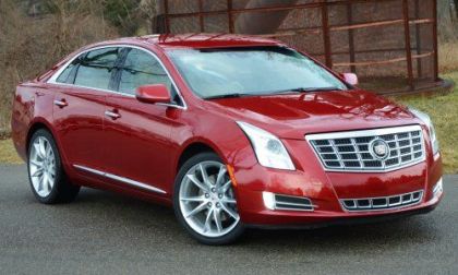 A high angle view of the 2013 Cadillac XTS AWD Premium 