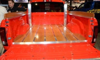 The bed area of the Ram 1500 Little Red Express
