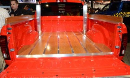 The bed area of the Ram 1500 Little Red Express