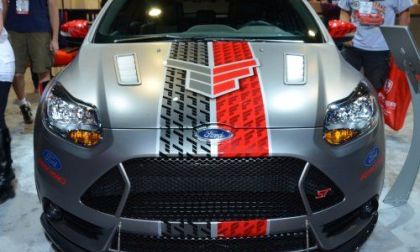 The front end of the Tanner Foust Edition Ford Focus ST