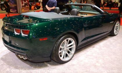 The rear end of the Chevrolet Camaro ZL1 Touring Convertible Concept