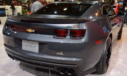 The back end of Tony Stewart's custom Chevrolet Camaro ZL1