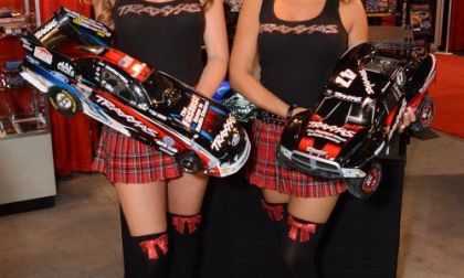 The ladies of the Traxxas display