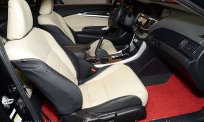 The interior of the 2013 Honda Accord Coupe HFP