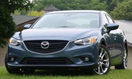 The front end of the 2014 Mazda6 Grand Touring