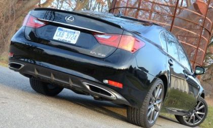 The back end of the 2013 Lexus GS350 F Sport