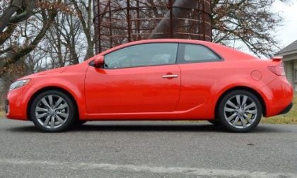 The side profile of the 2013 Kia Forte Koup SX