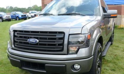 The front end of the 2014 Ford F150 Tremor Sport Truck
