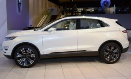 The side profile of the new Lincoln MKC Concept