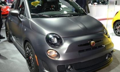 The front end of the Fiat 500 Abarth Tenebra Design Concept