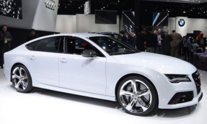 The side profile of the 2014 Audi RS7