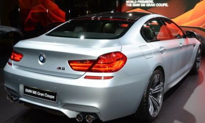 The back end of the 2014 BMW M6 Gran Coupe 