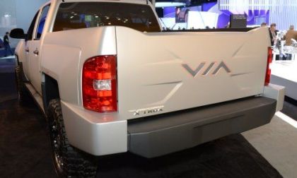 The rear end of the Via Motors XTRUX