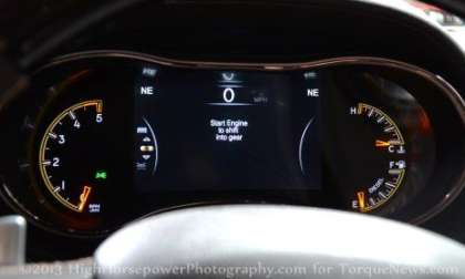 The TFT gauge cluster of the 2014 Jeep Grand Cherokee