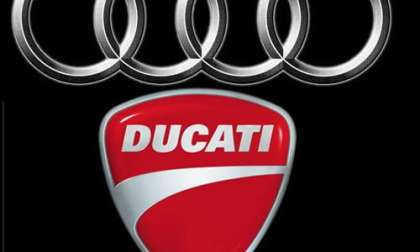 The Audi and Ducati logos
