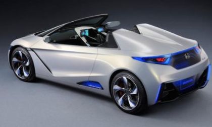 The Honda EV-STER Concept from the rear