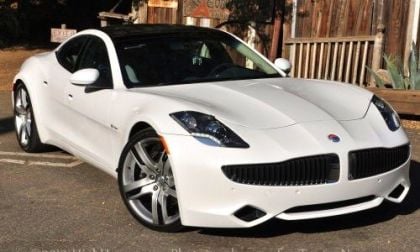 The Fisker Karma in White