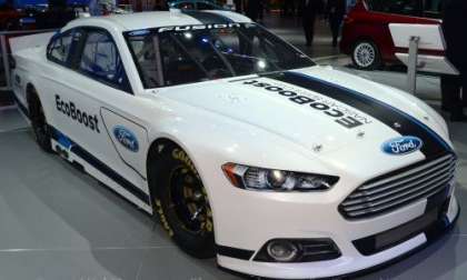 The Ford Fusion EcoBoost NASCAR show car